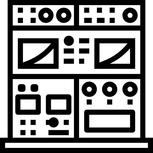 Control mechanics options industry icon Control mechanics options industry icon