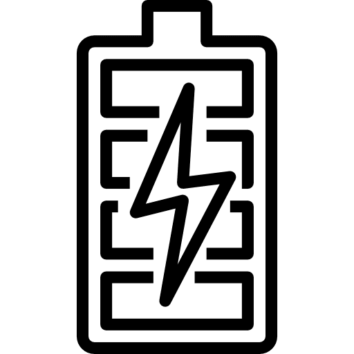 Battery full battery technology battery level icon Battery full battery technology battery level icon