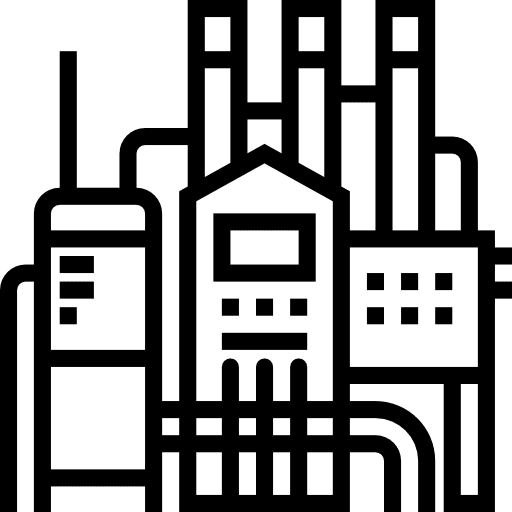 Refinery petroleum oil pump extraction icon Refinery petroleum oil pump extraction icon