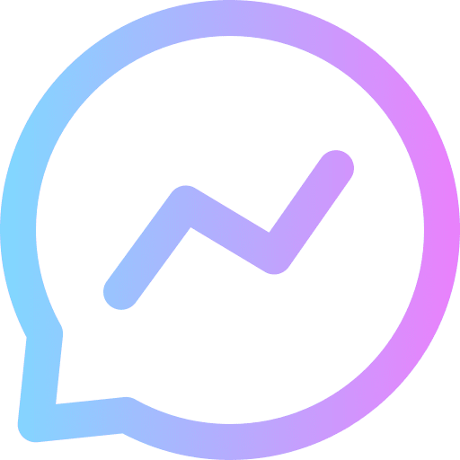 Messenger brands and logotypes social network messenger icon