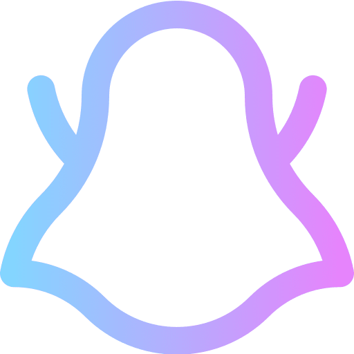 Snapchat social media snapchat outline logos icon