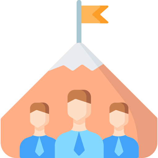 Goal people top flags icon Goal people top flags icon