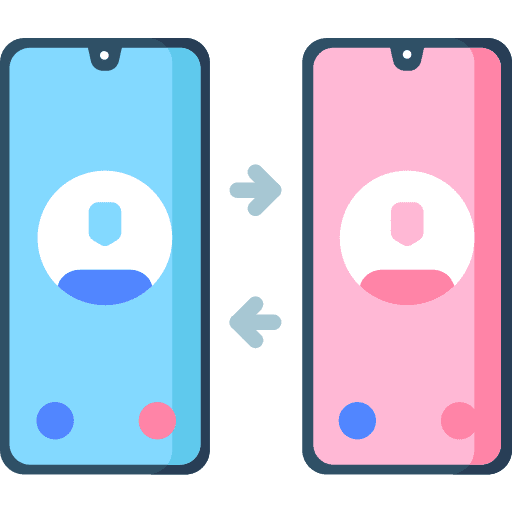 Call pick up communications decline icon Call pick up communications decline icon