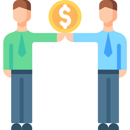 Funds business and finance people funding icon Funds business and finance people funding icon