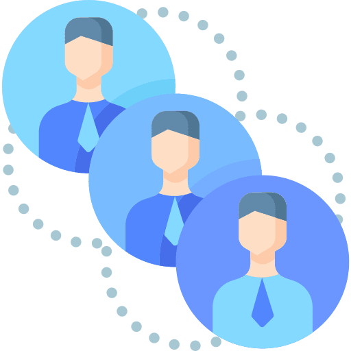 Team working together members icon Team working together members icon