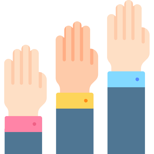 Vote votes hands up hands icon Vote votes hands up hands icon