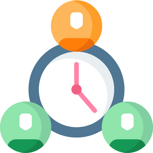 Deadline teamwork time and date workers icon Deadline teamwork time and date workers icon