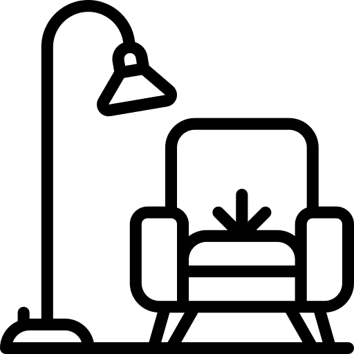 Living room living armchair living room icon