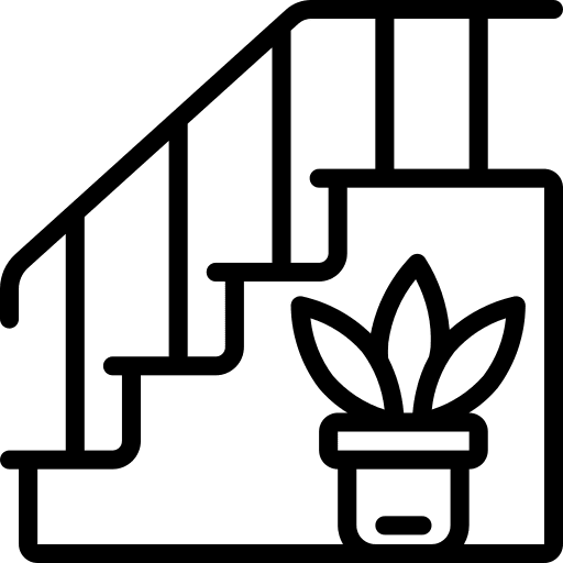 Stairs interior furniture furniture and household icon