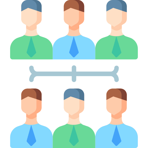 Team networking business and finance group icon Team networking business and finance group icon