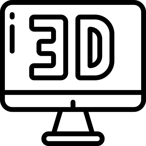 3d electronics program computer icon