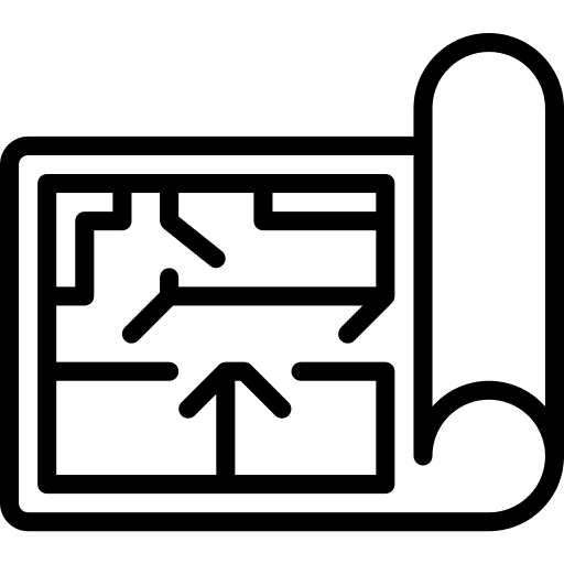 Blueprint blueprint plant architecture icon