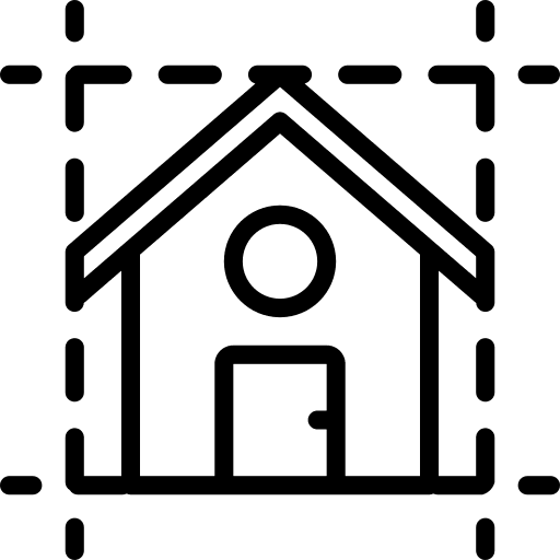 House real estate buildings property icon