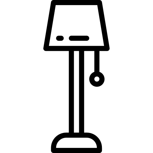 Lamp lamp furniture and household tools and utensils icon