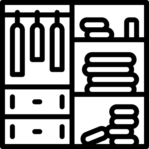 Wardrobe cabinet wardrobe closet icon