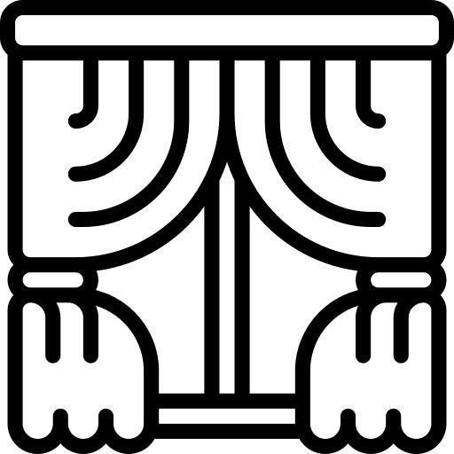 Window tools and utensils furniture and household window icon