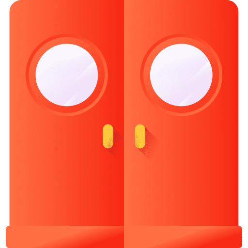 Cinema curtains furniture and household cinema doors icon Cinema curtains furniture and household cinema doors icon