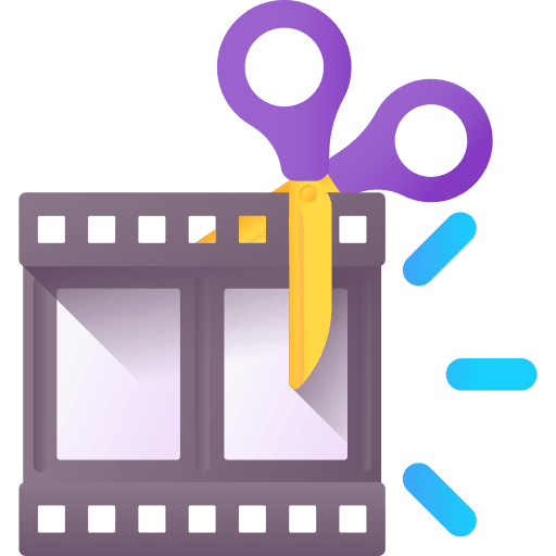 Cut scene film entertainment film strip icon Cut scene film entertainment film strip icon