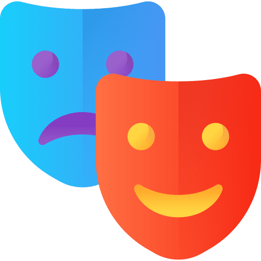 Drama education masks theater icon Drama education masks theater icon