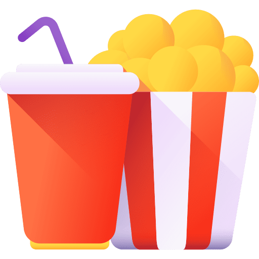 Popcorn cola popcorn food and restaurant icon