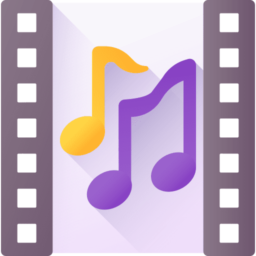 Soundtrack movie musical music and multimedia icon