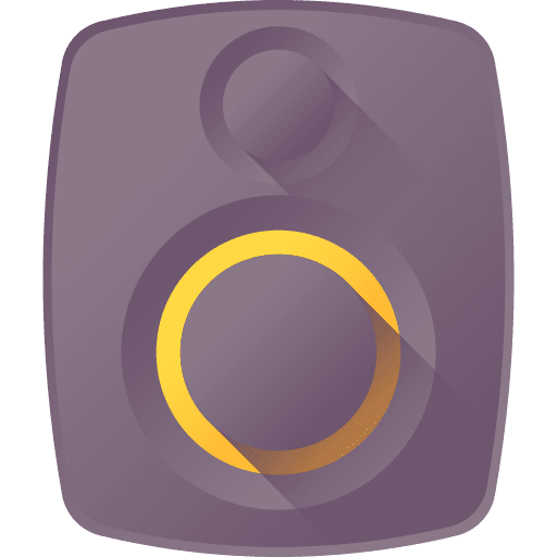 Speaker music and multimedia electronics speakers icon Speaker music and multimedia electronics speakers icon