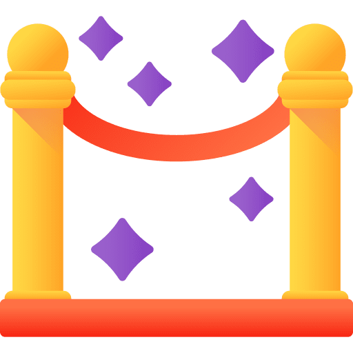 Red carpet cinema luxury miscellaneous icon Red carpet cinema luxury miscellaneous icon