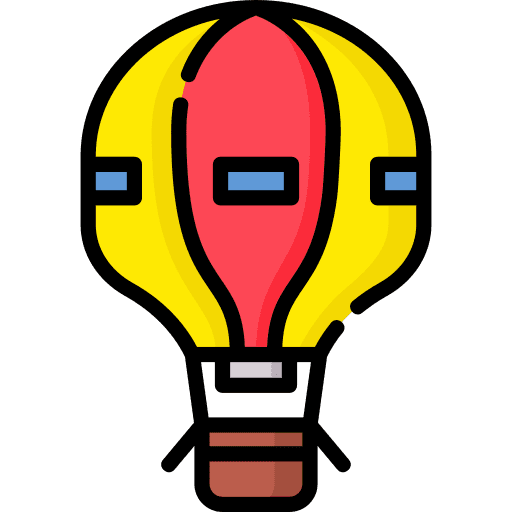 Air balloon trip air balloon entertainment icon Air balloon trip air balloon entertainment icon
