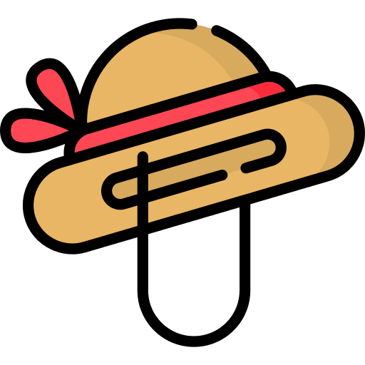 Pamela hat holidays holiday summer icon Pamela hat holidays holiday summer icon