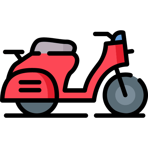 Scooter motorbike transport travel icon Scooter motorbike transport travel icon
