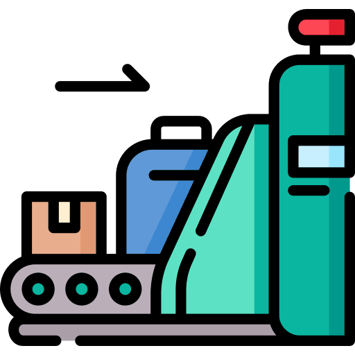 Baggage trip vacations travel icon Baggage trip vacations travel icon