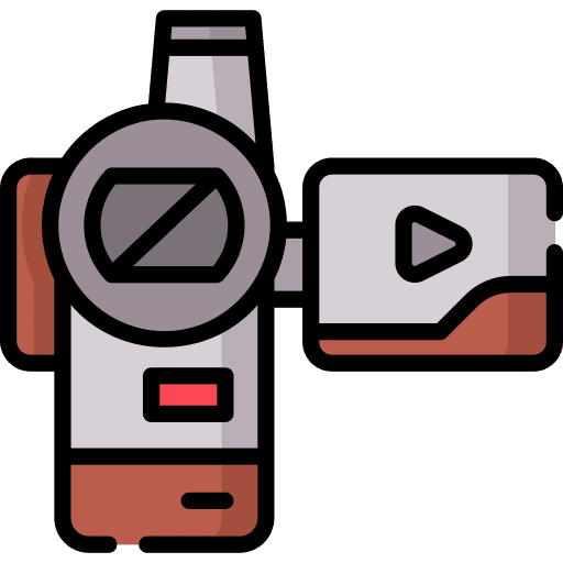 Handy communication electronics camcorder icon Handy communication electronics camcorder icon