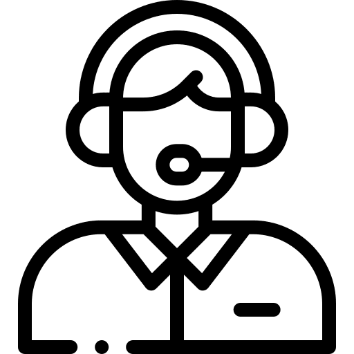 Call center agent contact center call center telemarketer icon