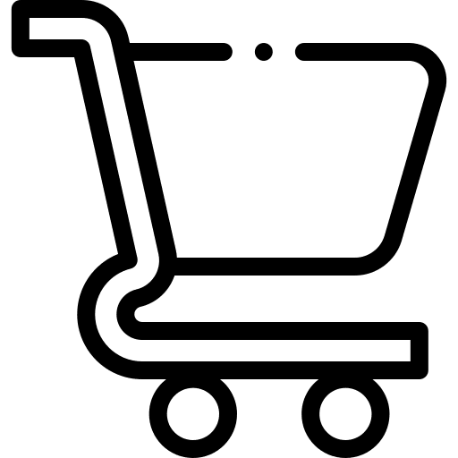 Shopping cart online shop commerce and shopping buy icon