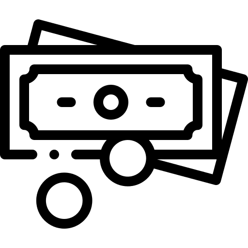 Cash currency business and finance cash icon