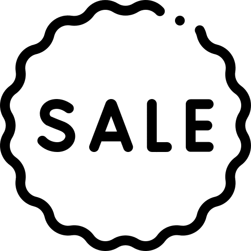Sale sale percentage sticker icon