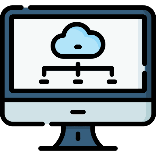 Computer computer cloud seo and web icon Computer computer cloud seo and web icon