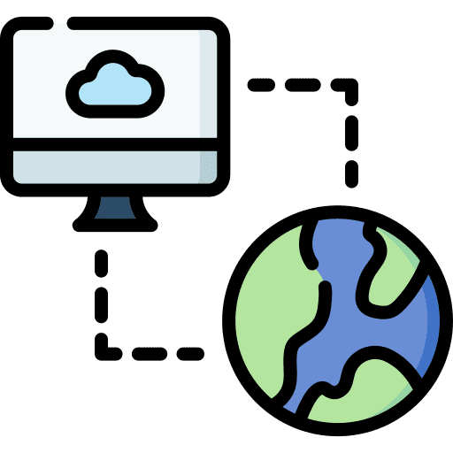 Internet internet computing connection icon Internet internet computing connection icon