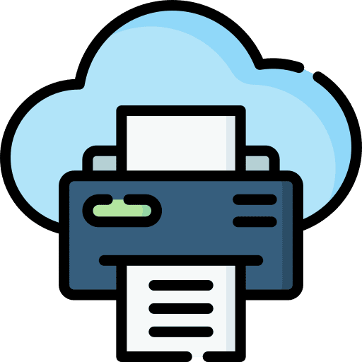 Printing ui electronics interface icon Printing ui electronics interface icon