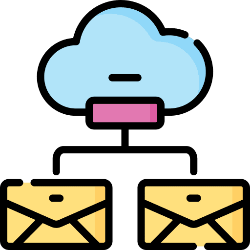 Email cloud email mail icon Email cloud email mail icon