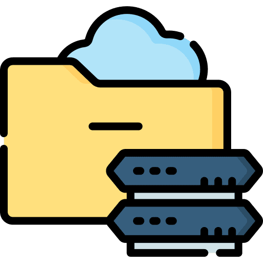 Folder document folder network icon Folder document folder network icon