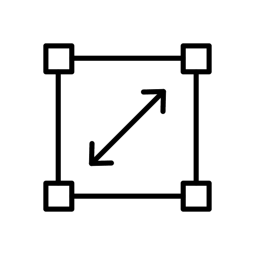 Expand vector resize selection icon Expand vector resize selection icon