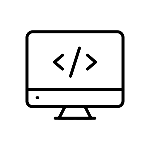 Monitor desktop monitor seo and web icon