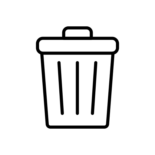 Bin dustbin can delete icon Bin dustbin can delete icon