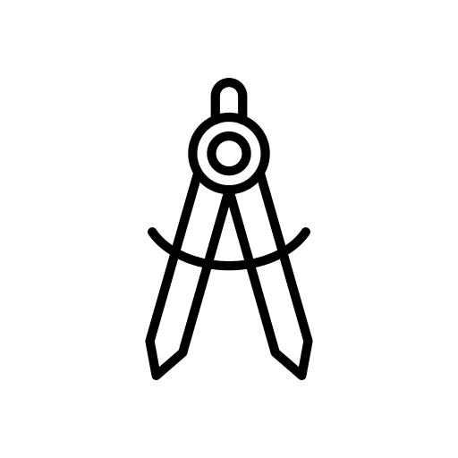 Compass graphic design art and design drawing icon Compass graphic design art and design drawing icon