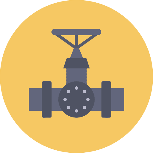 Valve controls construction and tools faucet icon