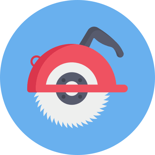 Circular saw machine circular saw industry icon