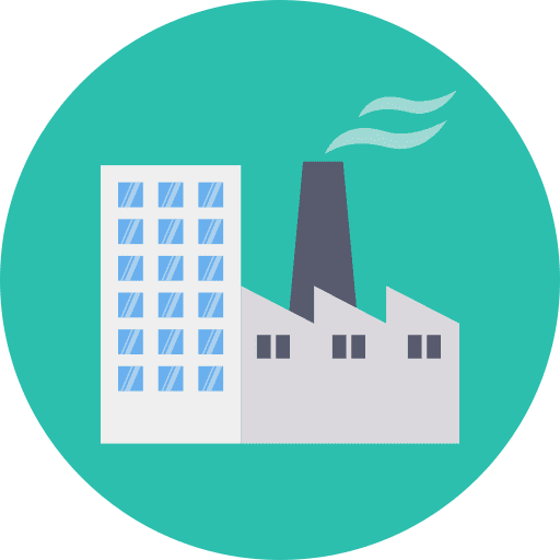 Factory industry company factory icon