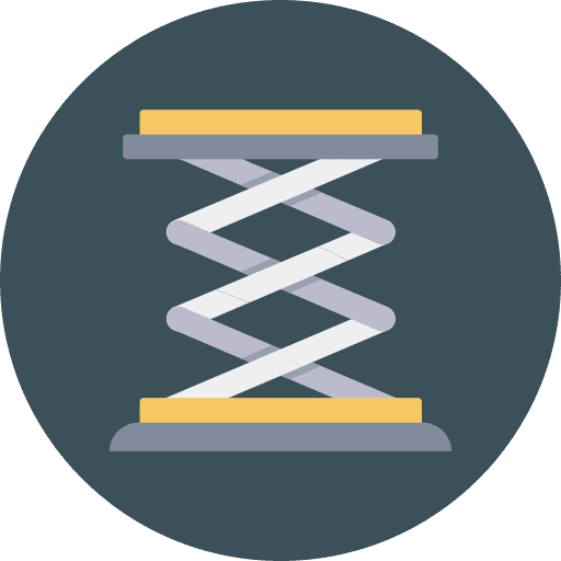 Lifter industry jack construction and tools icon