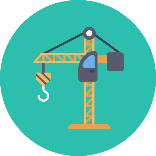 Crane lift crane industry icon